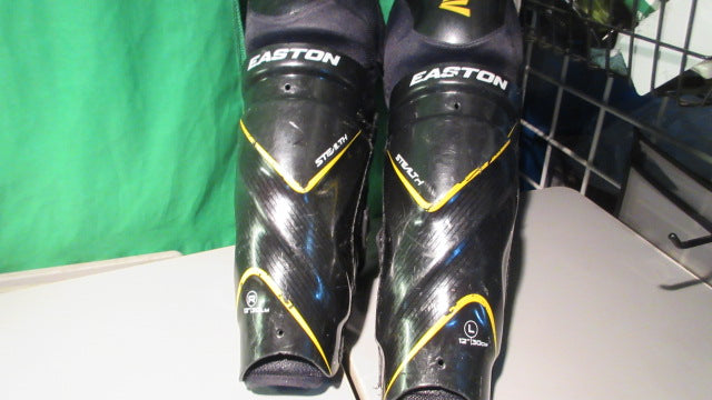 Load image into Gallery viewer, Used Easton Stealth Hockey RS Shin Pads 12” Guards
