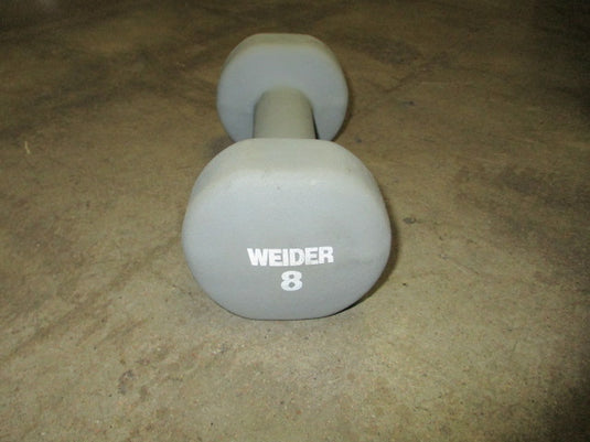 Used Weider 8lb Neoprene Dumbbell