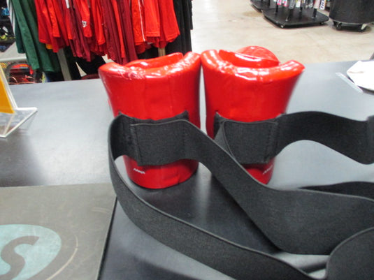 Used AAMA Red Martial Art Foot Protector