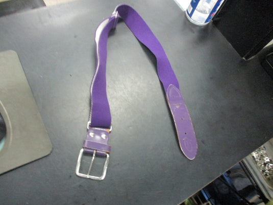 Used Adams Adult Purple Baseball Belt