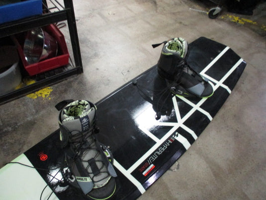 Used Hyperlite State Wakeboard 140cm W/ Hyperlite Remix Bindings