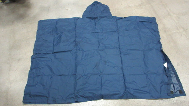 Load image into Gallery viewer, Used Outdoor Products Navy Rain Poncho
