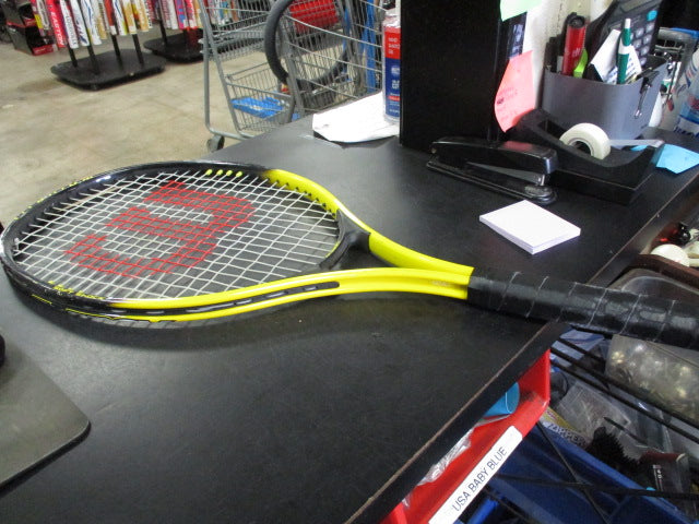 Load image into Gallery viewer, Used Wilson Titanium Energy Soft Shock 3 Racquet 27&quot;
