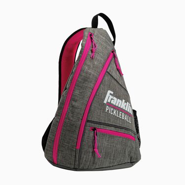 Load image into Gallery viewer, New Franklin Pickleball Sling Bag - Grey/Pink
