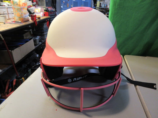 Used Rip-It Batting Helmet w/ Facemask Size M/L 6 1/2 - 7 3/8