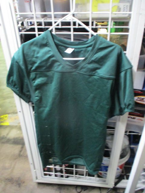 Load image into Gallery viewer, Used Epic Sports Green Football Jersey Adult Size Small
