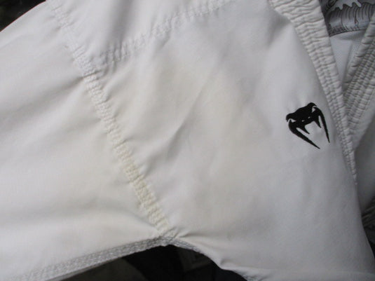 Used Venum Elite Kata White Karate Gi Jacket Size 4/170 - sweat stains