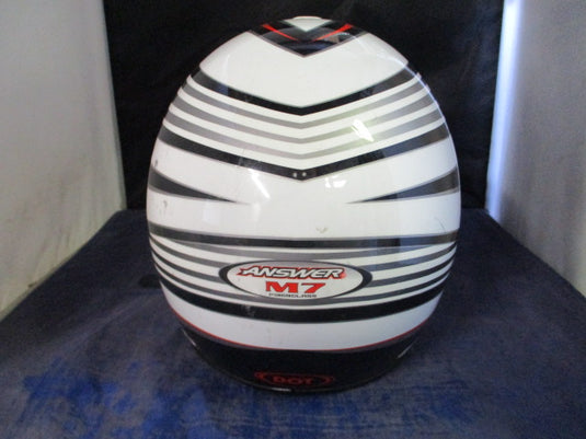 Used Answer M7 Fiberglass Motorcross Helmet Youth Size Medium