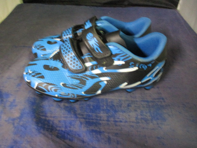 Load image into Gallery viewer, Used Blue Velcro Size Youth 12.5 Soccer Cleats
