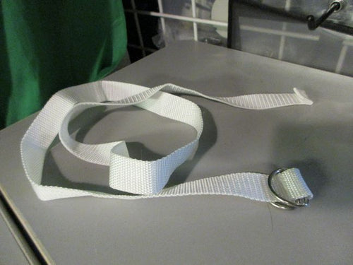 Used White Football Belt