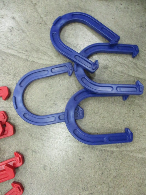 Used Hey Play Rubber Horseshoe Set