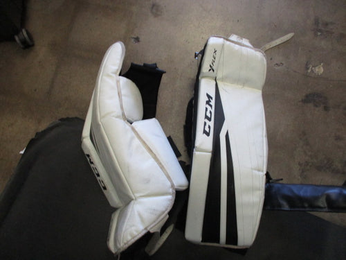 Used CCM 26'' Hockey Goalie Shin Pads