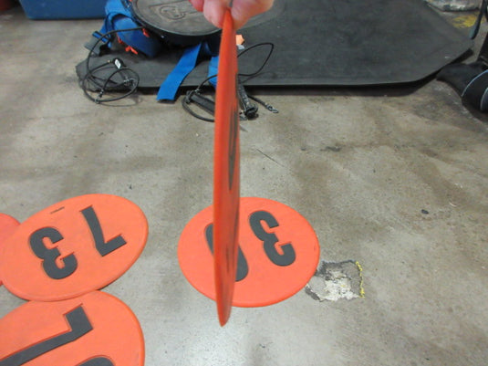 Used Gopher Number Markers - 1 Qty (assorted numbers)