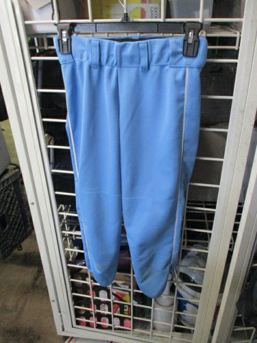 Used The Gluv Blue & White Piping Softball Pants Adult Size XS - wear on ankles