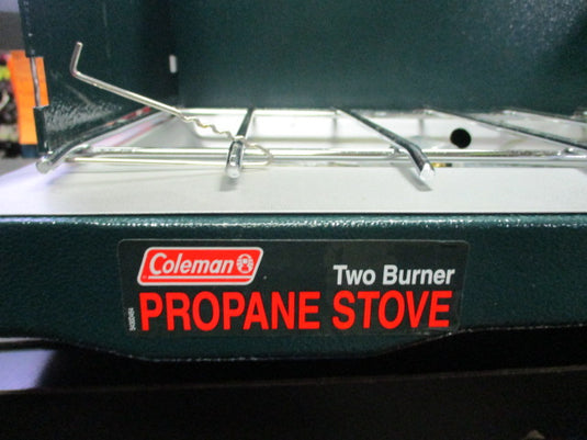 Used Colemen 2 Burner Propane Camp Stove