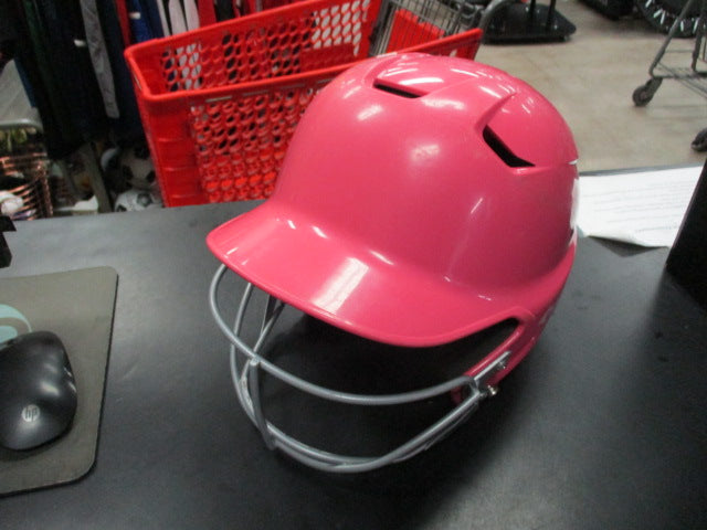 Load image into Gallery viewer, Used Easton Z5 Pink Batting Helmet W/ Mask (Cheek Pads Are Worn)
