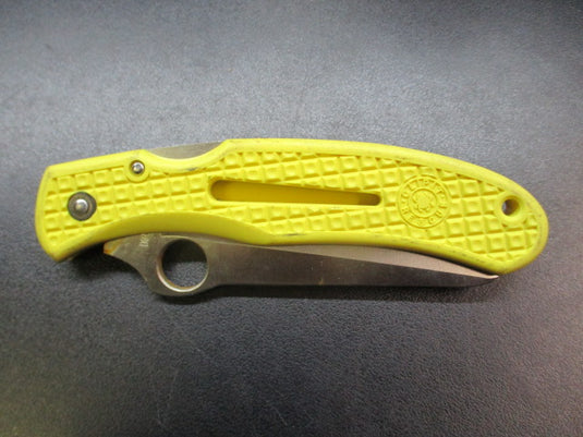 Used Vintage Clipit Rescue SpyderCo Folding Knife