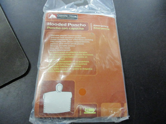 Used Ozark Trail Emergency Hooded Poncho