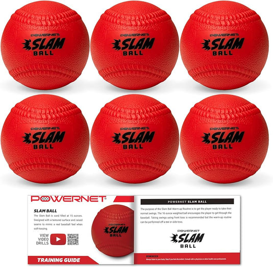 New PowerNet Slam Ball - 6 Pack