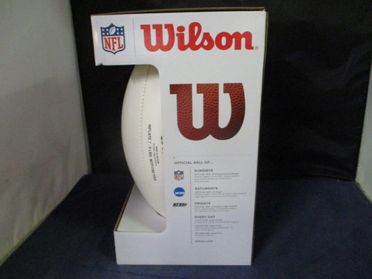 Wilson Autographed Football w/ Certificate of Authenticity