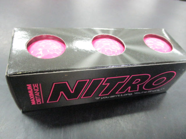 Load image into Gallery viewer, Nitro Maximum Distance Set of 3 Golf Balls
