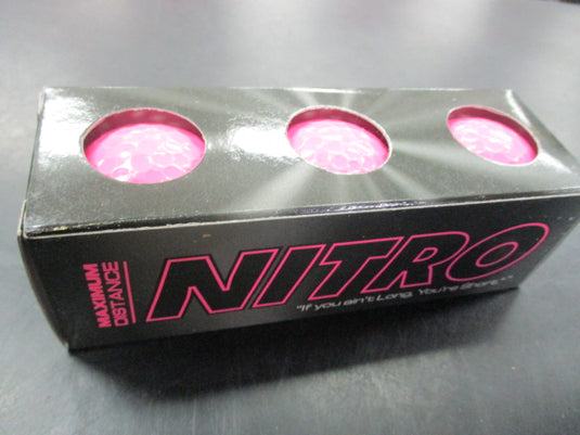 Nitro Maximum Distance Set of 3 Golf Balls