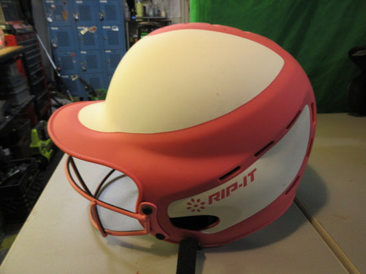 Used Rip-It Batting Helmet w/ Facemask Size M/L 6 1/2 - 7 3/8"