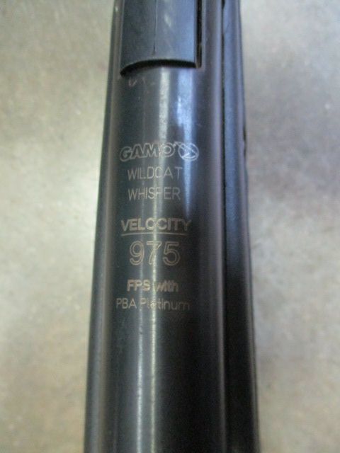 Used Gamo Wildcat Whisper .177 Pellet Rifle Gun w/ Scope