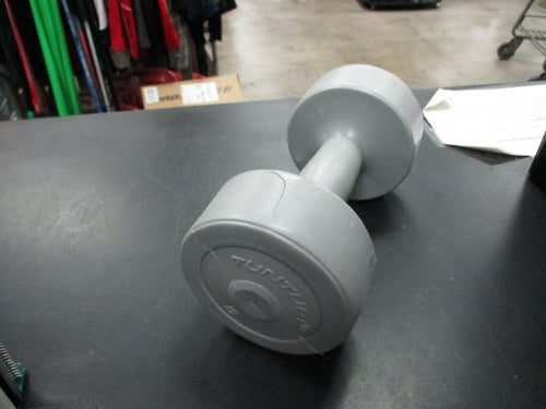 Used Tunturi 5 Lb Plastic Dumbbell - Cracked