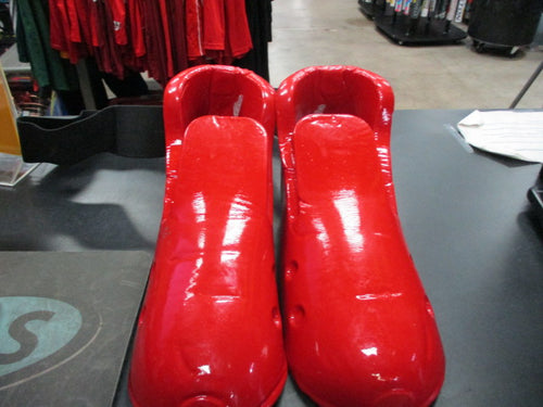 Used AAMA Red Martial Art Foot Protector