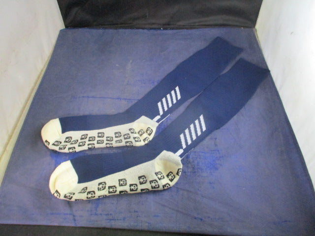 Load image into Gallery viewer, New Navy Blue Grip Soccer Socks Size 6 - 8.5
