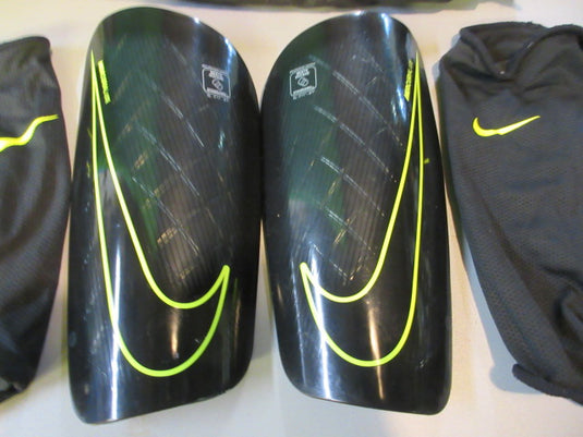 Used Nike Mercurial Lite Shin Guards With Sleeves Size XL 5'11-6'7