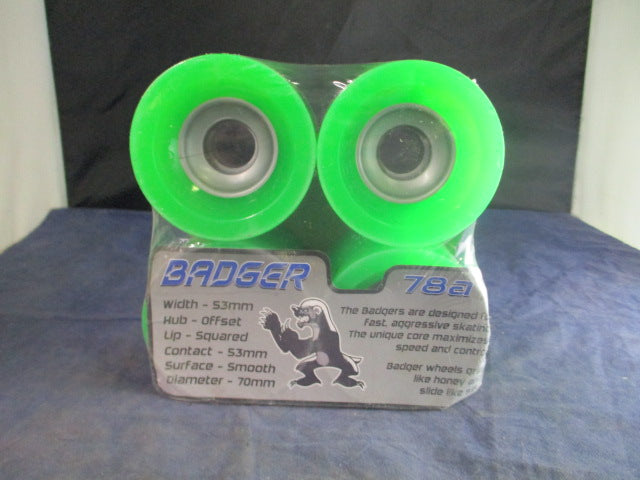 Load image into Gallery viewer, Hooligan Badger 70mm 78a Longboard Wheels
