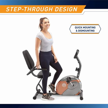 New Marcy Recumbent Exercise Bike with Resistance ME-709