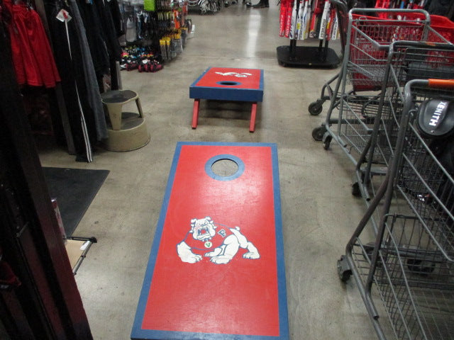 Load image into Gallery viewer, Used Fresno State Corn Hole With Bean Bags
