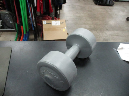 Used Tunturi 8 Lb Plastic Dumbbell - Cracked