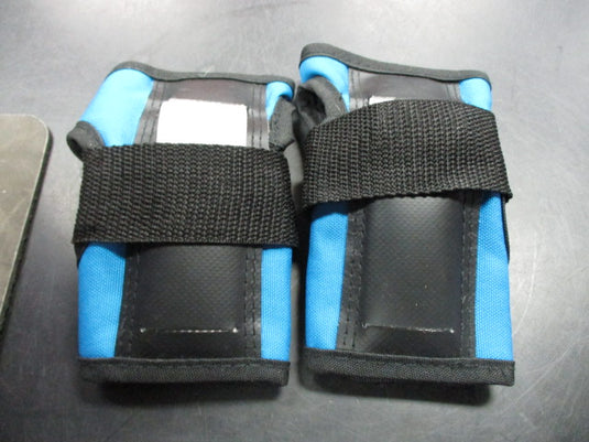 Used 187 Killer Pads Blue Size Junior Wrist Guards