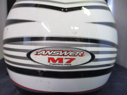 Used Answer M7 Fiberglass Motorcross Helmet Youth Size Medium