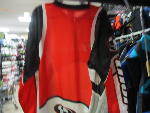 Load image into Gallery viewer, Used Thor Red MX Jersey Sz adult  Large
