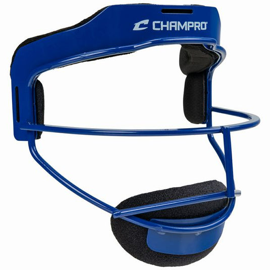 New Champro Sentry Fielder's Face Mask - Royal Blue - Youth