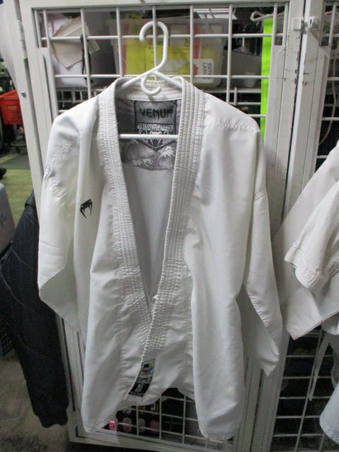 Load image into Gallery viewer, Used Venum Elite Kata White Karate Gi Jacket Size  4/170 - small sweat stains
