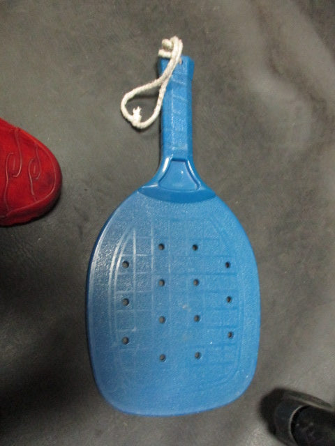 Used Blue Plastic Pickleball Paddle