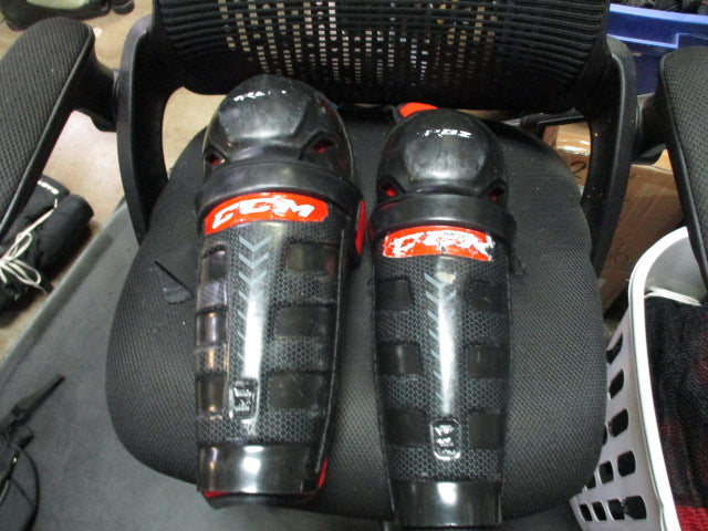 Load image into Gallery viewer, Used CCM 90LE 14&quot; Hockey Shin Guards
