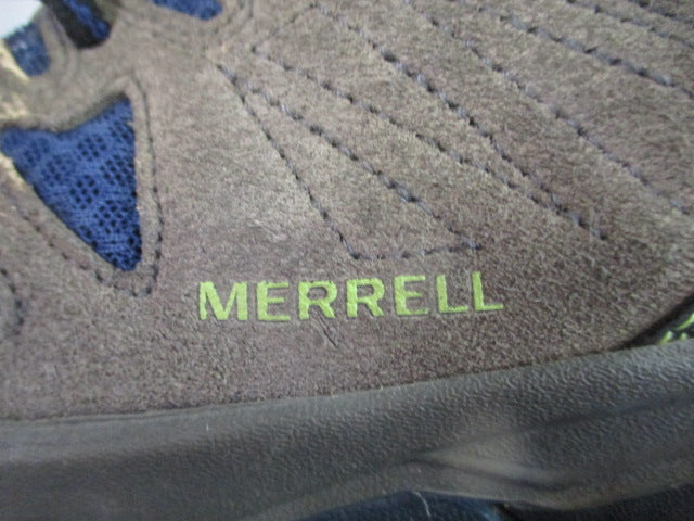 Load image into Gallery viewer, Used Merrell Capra Mid Waterproof Hiking Shoes Youth Size 4
