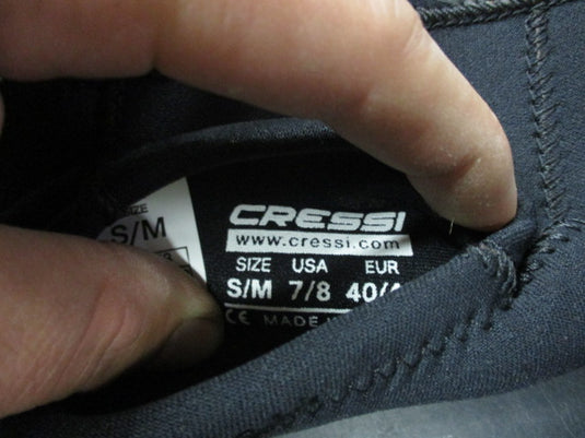 Used Cressi Palma St 3MM Size S/M Wet Socks