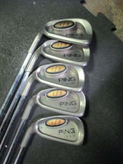 Used Ping i3 0-Size Green Dot Iron Set 4-8 - LH