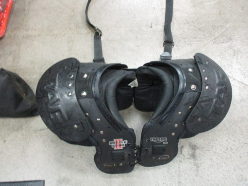 Used Tag Battle Gear II Football Shoulder Pads Size Small