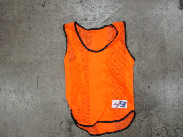 Load image into Gallery viewer, Used Krown Sports Orange Soccer Pinnie Size Small
