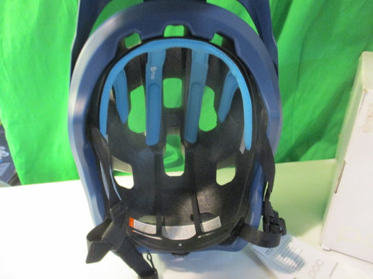 POX Axion SPIN Bicycle Helmet Size 59-62cm XL/XXL - Lead Blue Matte