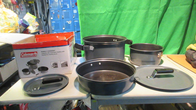 Load image into Gallery viewer, Used Coleman 6-Piece Family Cookset
